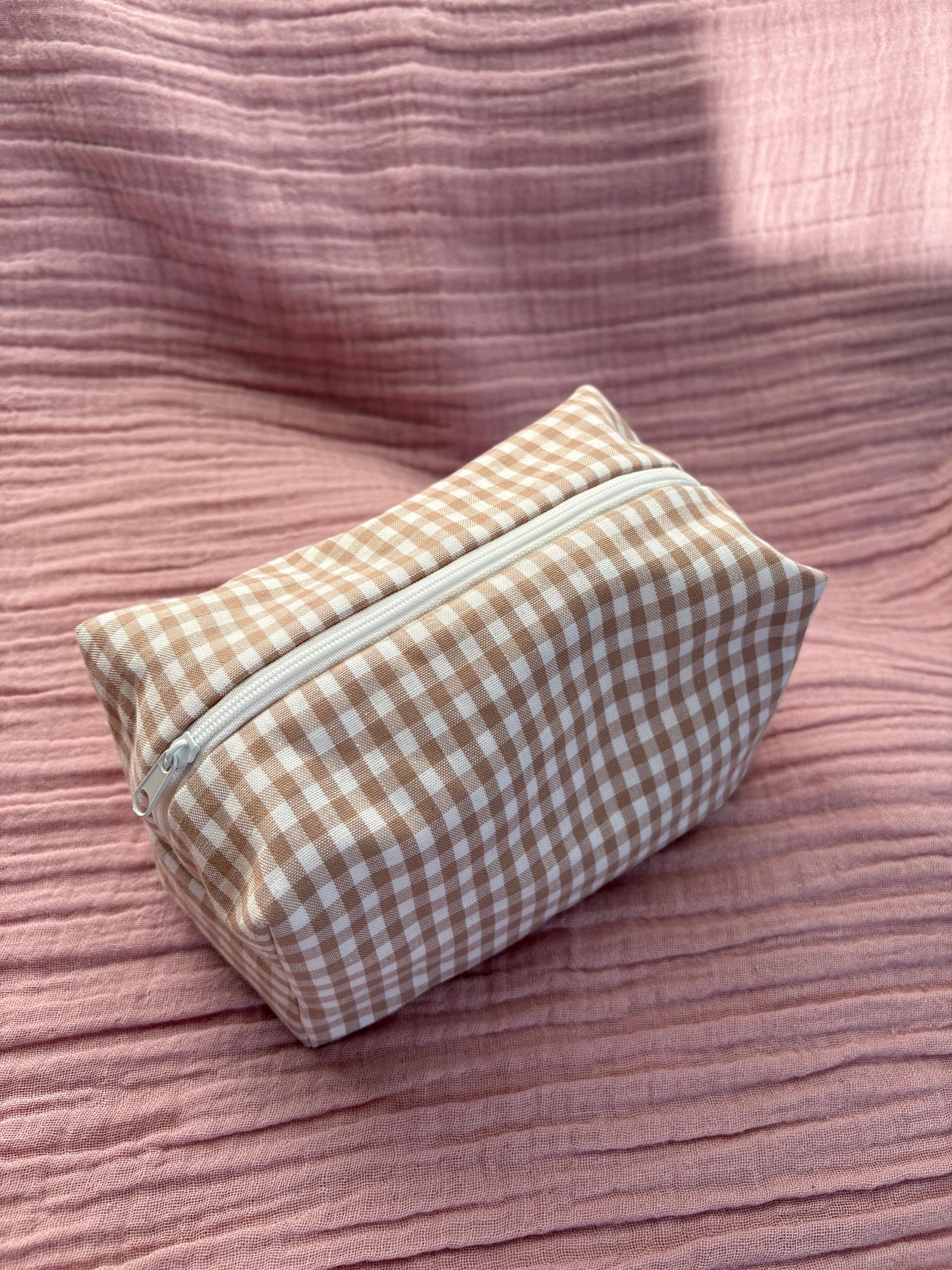 “Beige Square” Stofftasche