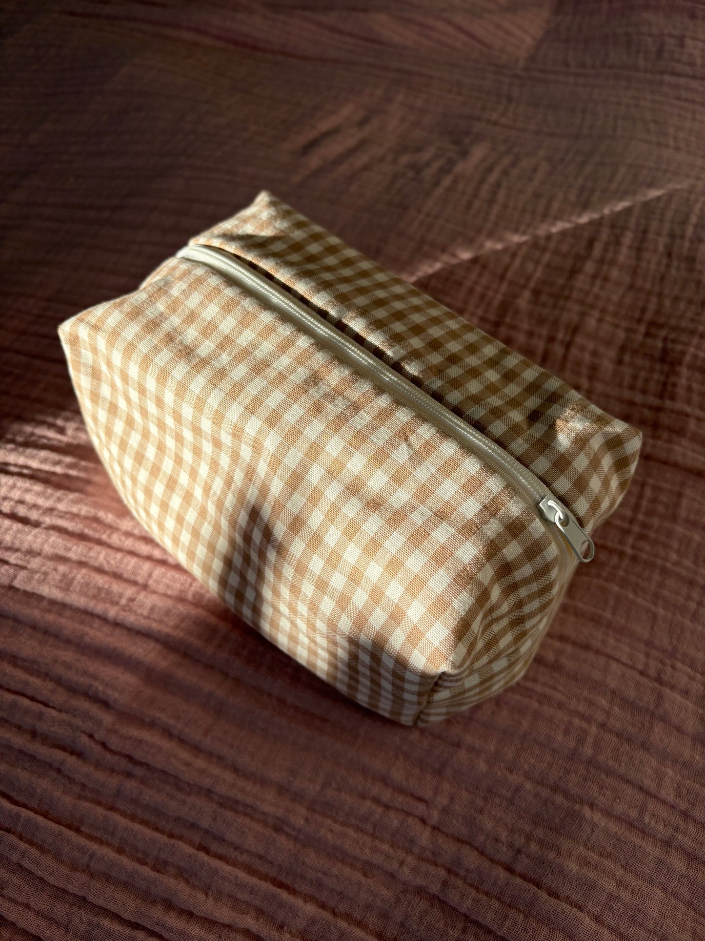 “Beige Square” Stofftasche